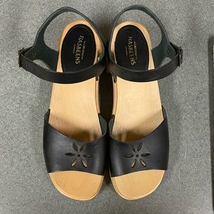 Swedish Hasbeens clog sandals 38
